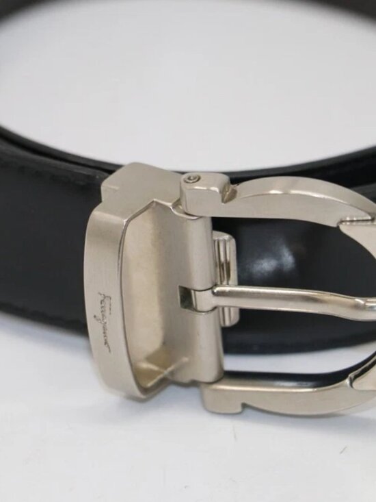 Salvatore Ferragamo Reversible Gancini Belt 67 9781/00 - Black/Brown main image 5